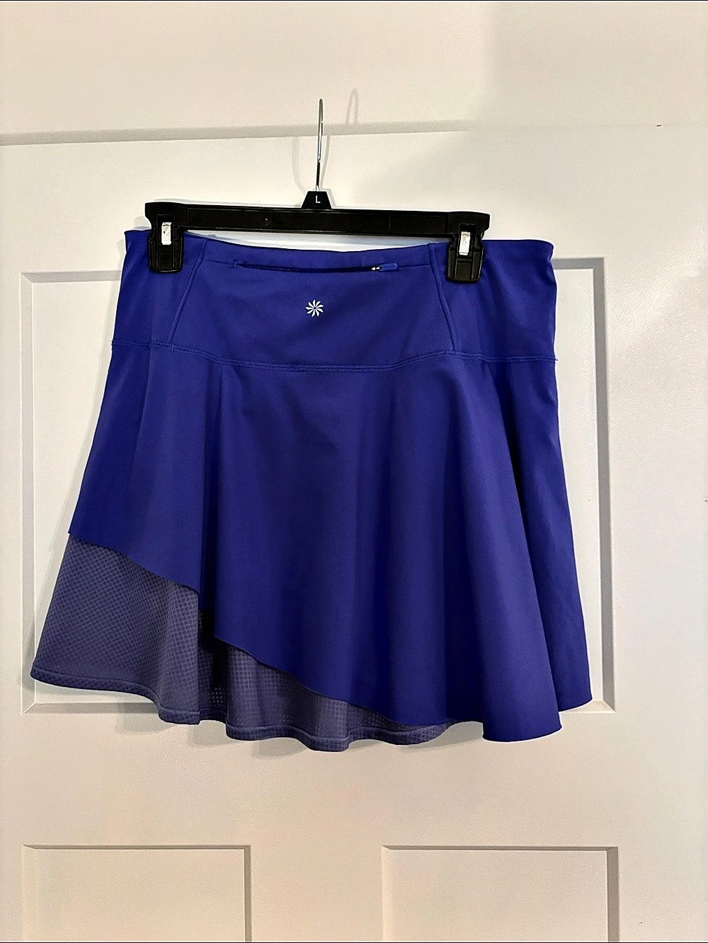 Athleta Ace Mesh Skort Blue Athletic Skort Size Medium Like New